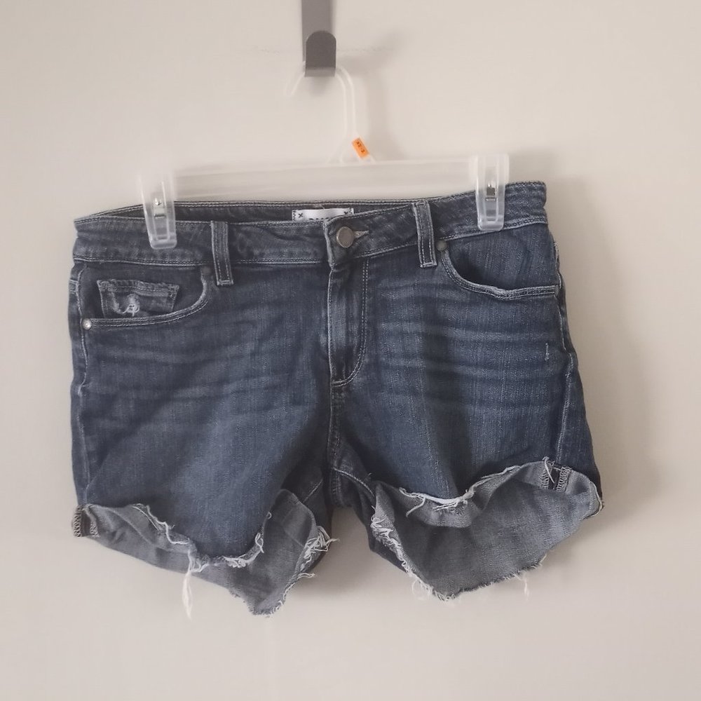 Paige Rough Cut Hem Denim Short
